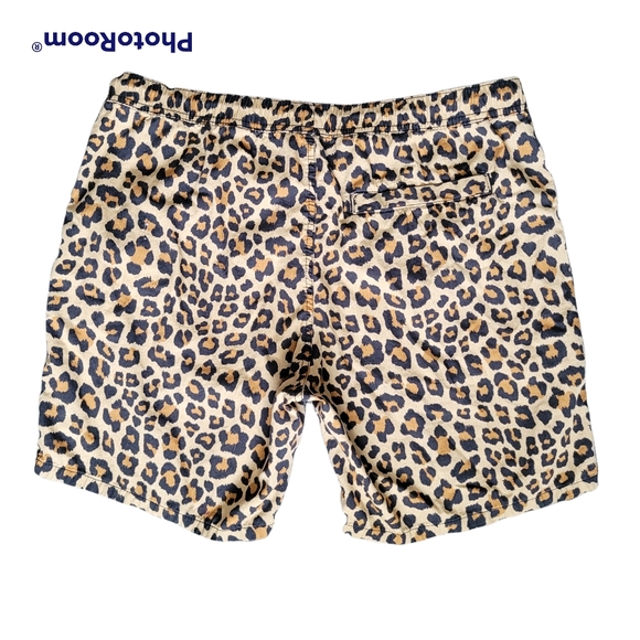 DIVIDED LEOPARD PRINT SHORTS W DRAWSTRING WAIST - XL - Picture 3 of 8